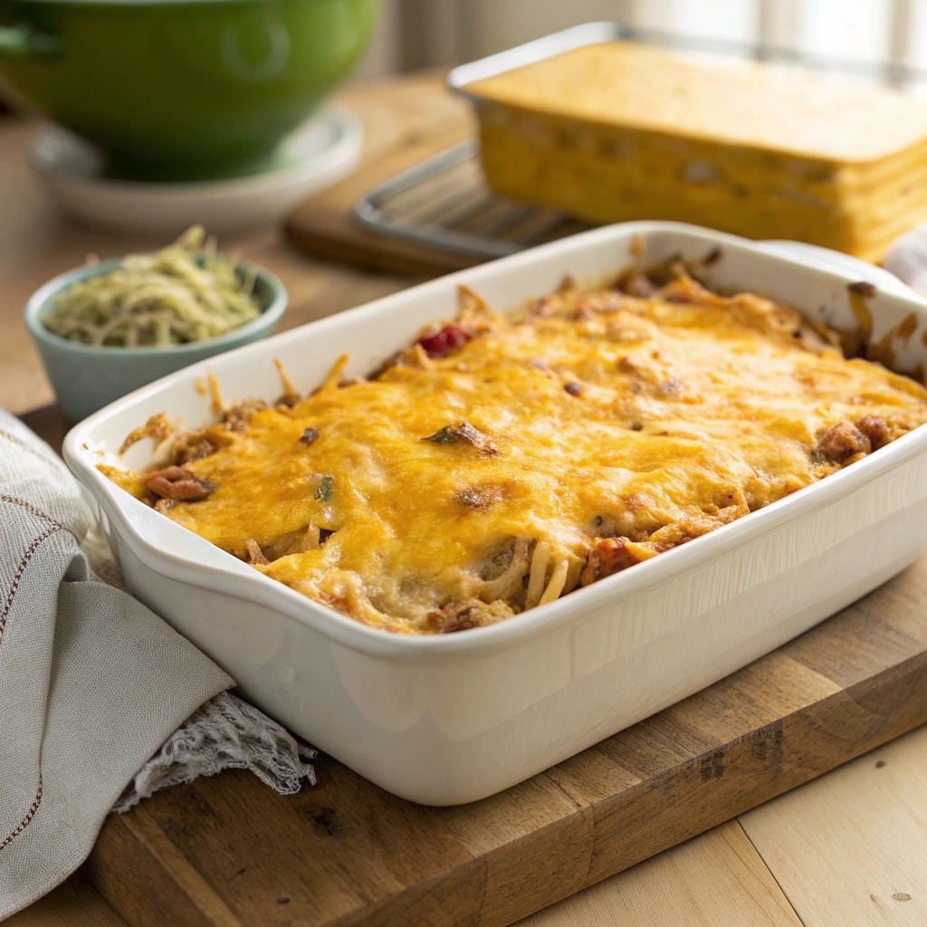 Chicken Taco Casserole with Rice: Easy Weeknight Favorite 8 Baked chicken taco casserole with rice