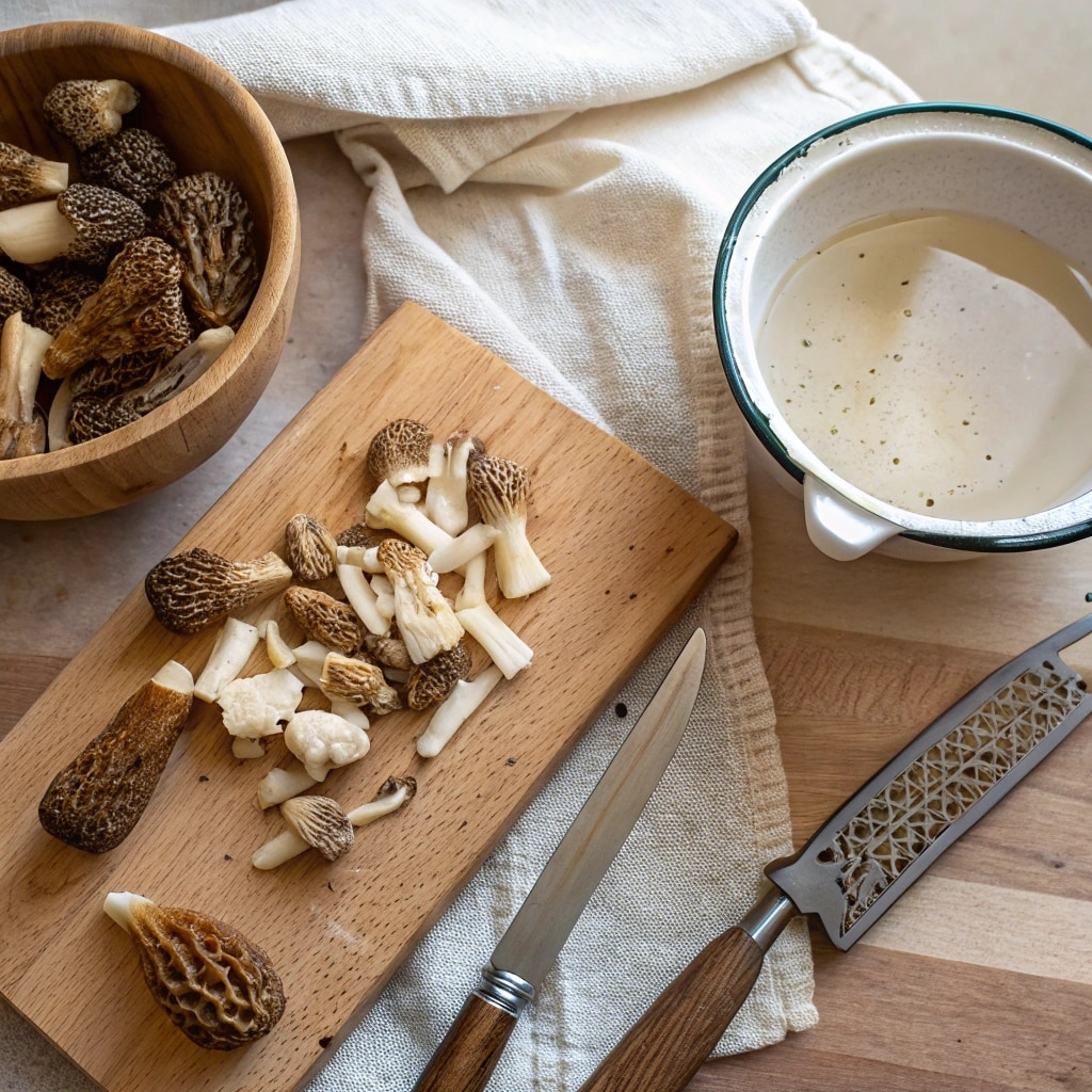 Morel Mushroom Recipes That Make Spring Taste Incredible 8 Slicing and cleaning morel mushrooms