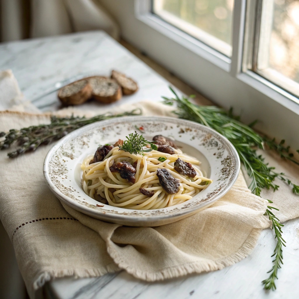 Morel Mushroom Recipes That Make Spring Taste Incredible 10 Morel mushroom pasta served with cream sauce