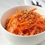Retinol Carrot Salad Recipe That Loves Your Skin Back 5 retinol carrot salad served fresh in a white bowl