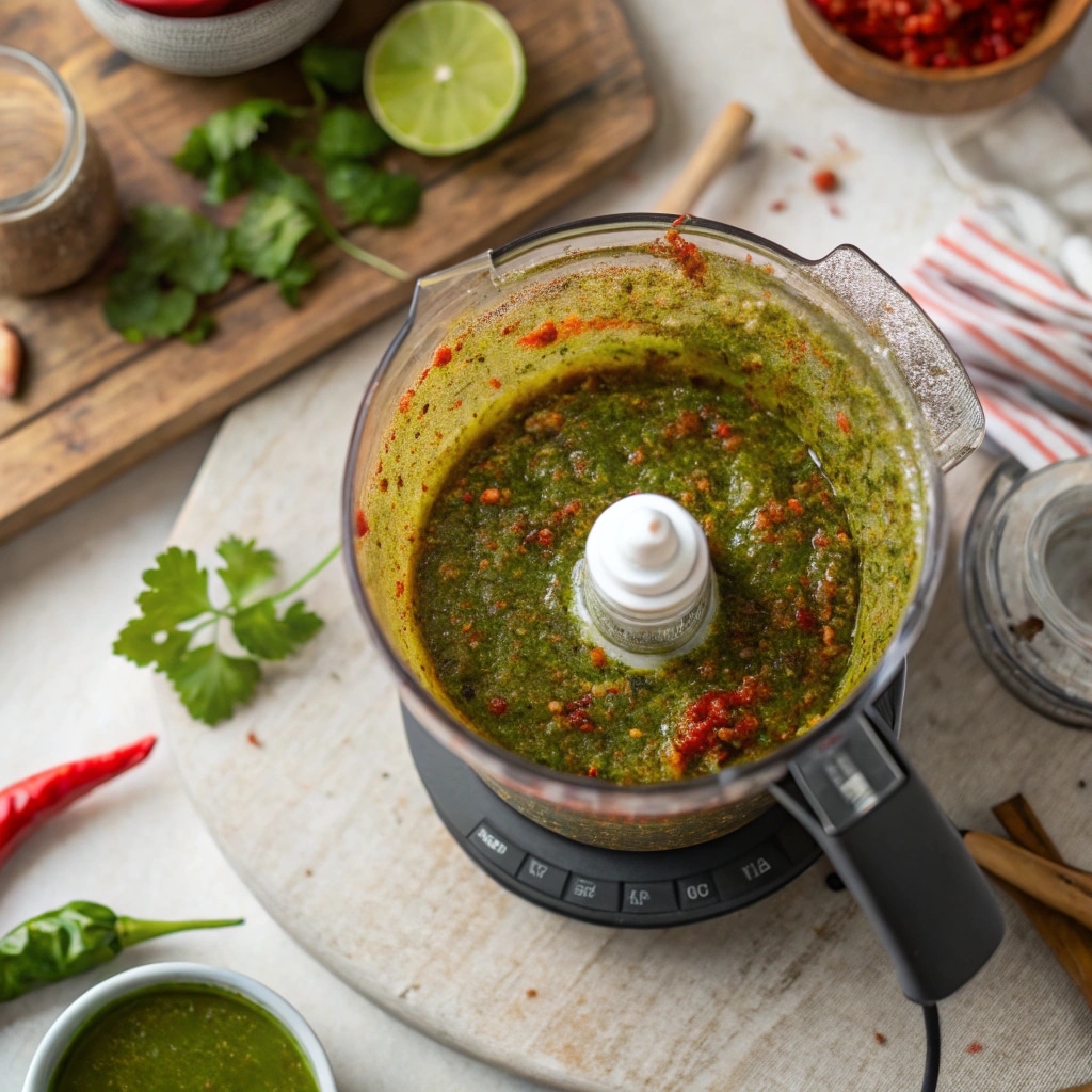 Jerk Chicken Recipe That Brings the Island to Your Backyard 9 blending jerk chicken marinade