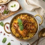 Chicken Biryani Recipe That Brings Bold Flavor to Your Table 6 chicken biryani recipe in traditional brass pot