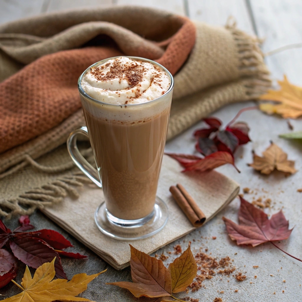 Dirty Chai Latte: The Perfect Blend of Comfort and Kick 6 Dirty chai tea latte in cozy fall setting