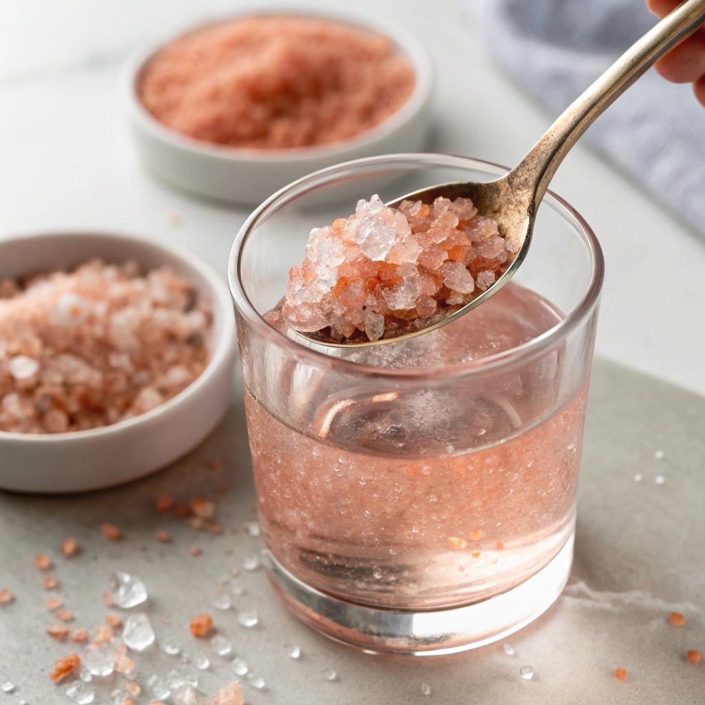 Himalayan Pink Salt Benefits You Should Know Today 9 Preparing warm pink salt drink
