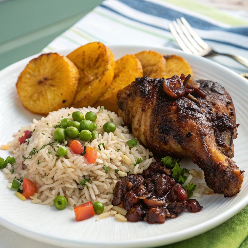 Jerk Chicken Recipe That Brings the Island to Your Backyard 12 plated jerk chicken recipe with sides