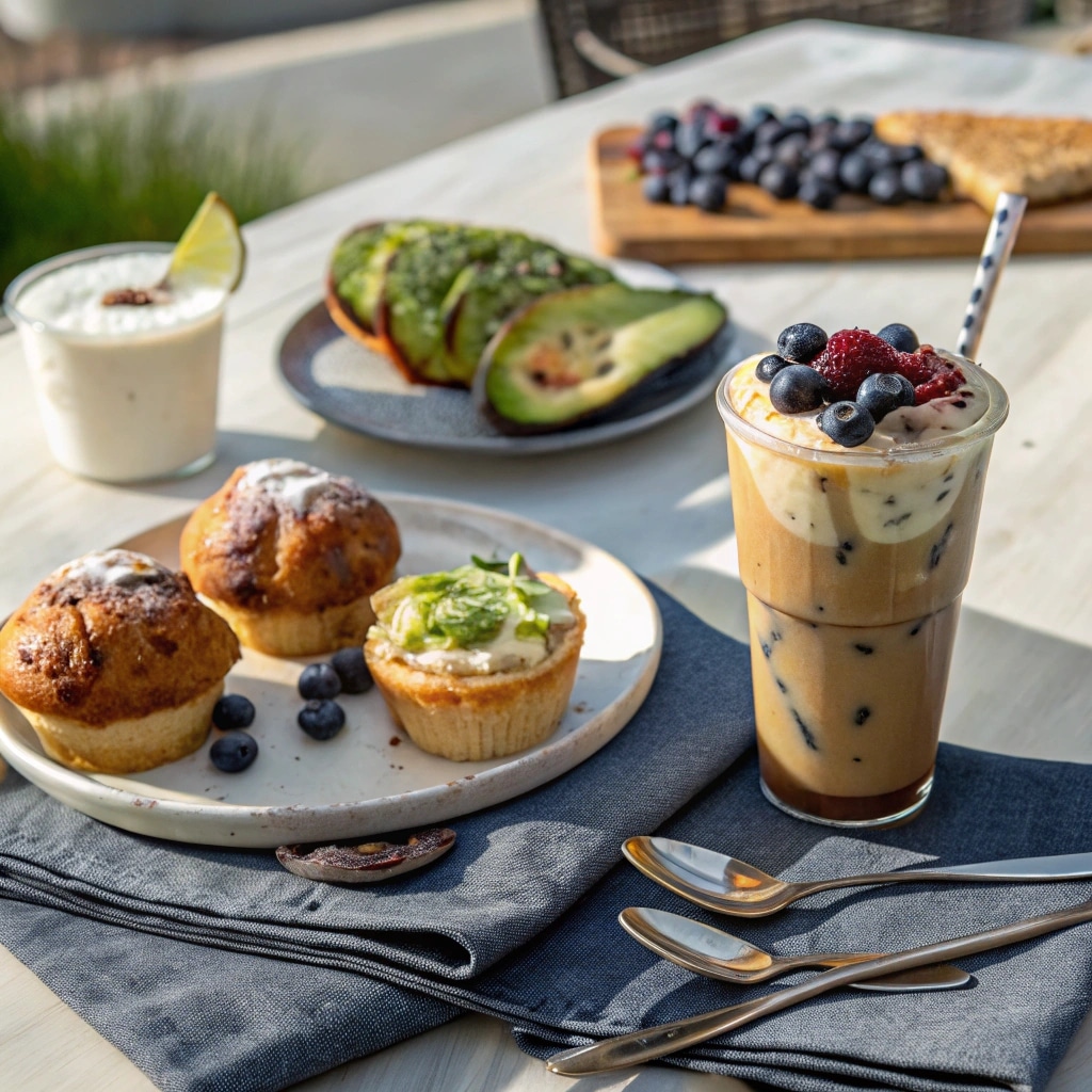 Blueberry Iced Latte Recipe You’ll Crave Every Summer 12 blueberry iced latte served with whipped cream