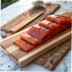 Candied Salmon: A Sweet and Savory Delight 5 candied salmon on cedar planks