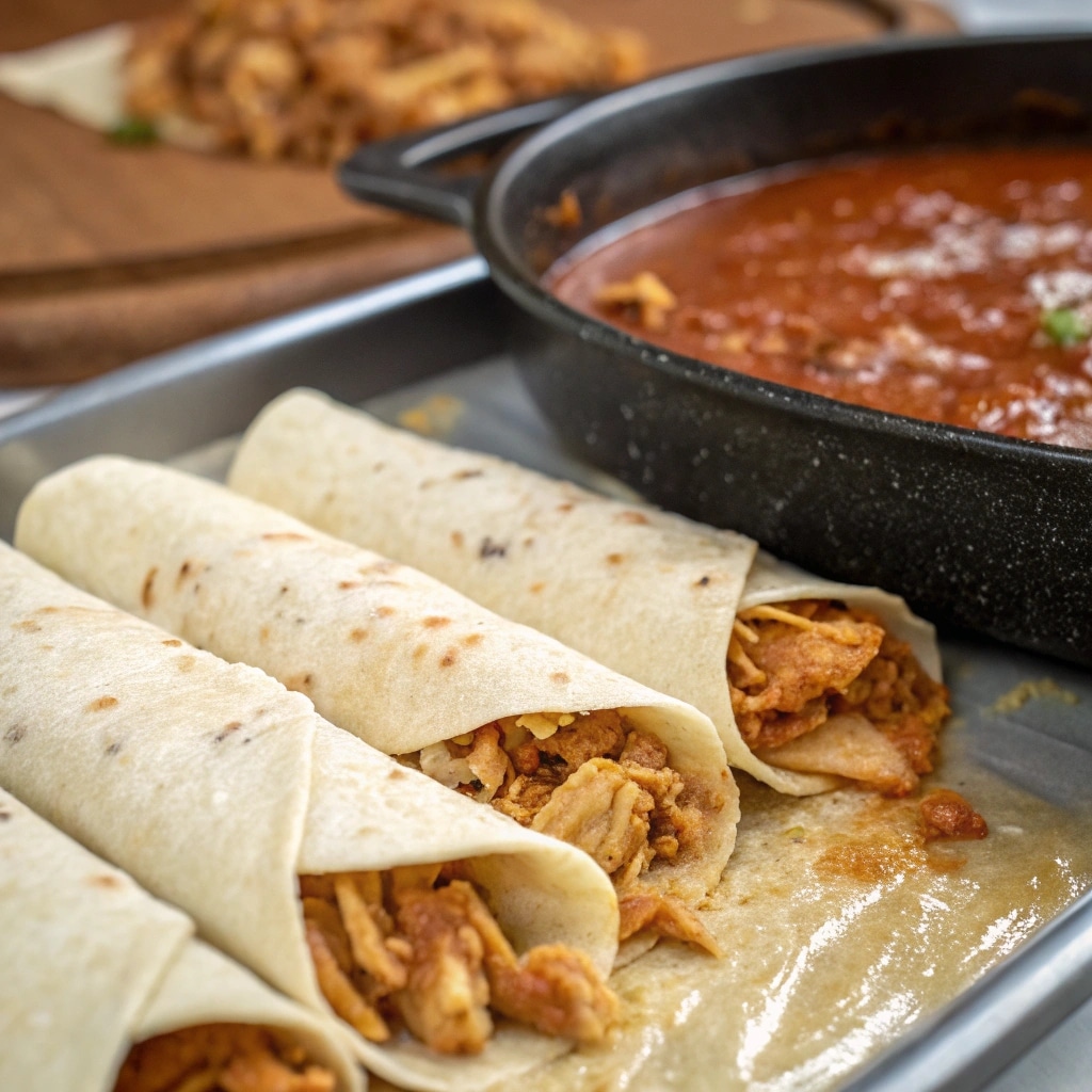 Chicken Enchilada Recipe: The Ultimate Guide to Perfect Enchiladas 7 rolling tortillas for chicken enchilada recipe