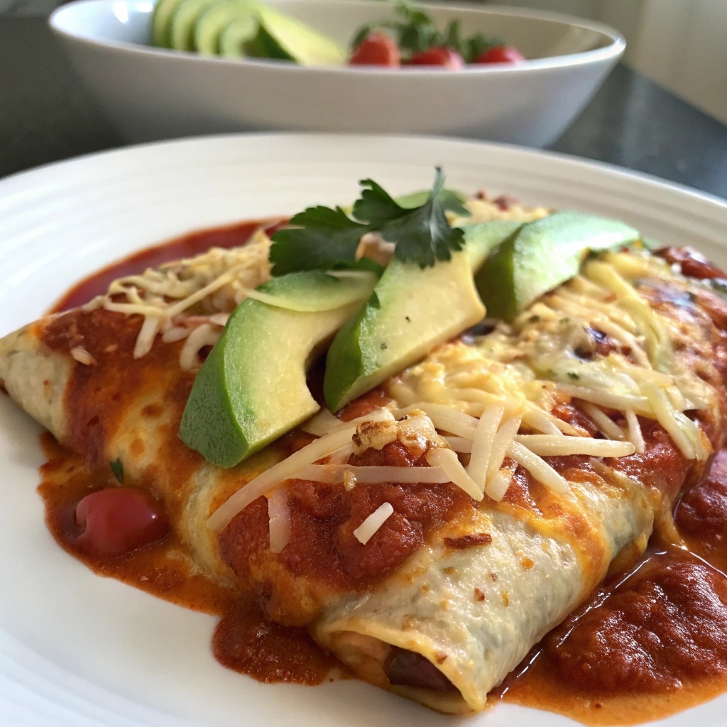 Chicken Enchilada Recipe: The Ultimate Guide to Perfect Enchiladas 8 served chicken enchilada recipe with avocado