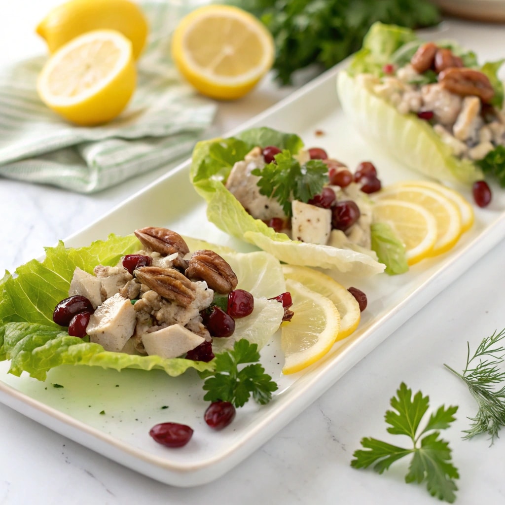Chicken Salad Recipe with Grapes That You’ll Want to Make Weekly 10 Chicken salad with grapes served in lettuce cups