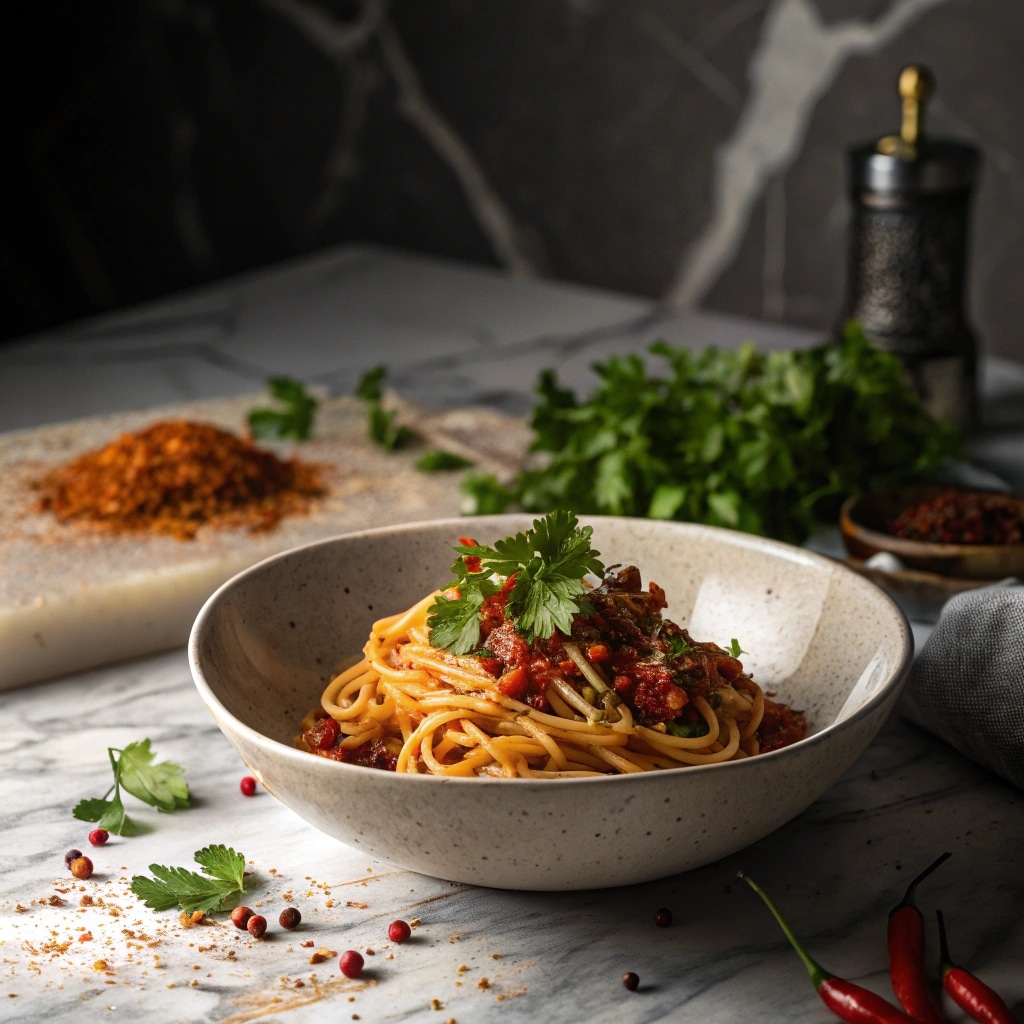 Sizzling Spaghetti That’s Bold, Simple, and Packed with Flavor 8 serving sizzling spaghetti