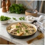Chicken and Mushroom Recipe: My Cozy Go-To Comfort Classic 6 chicken and mushroom recipe in creamy skillet