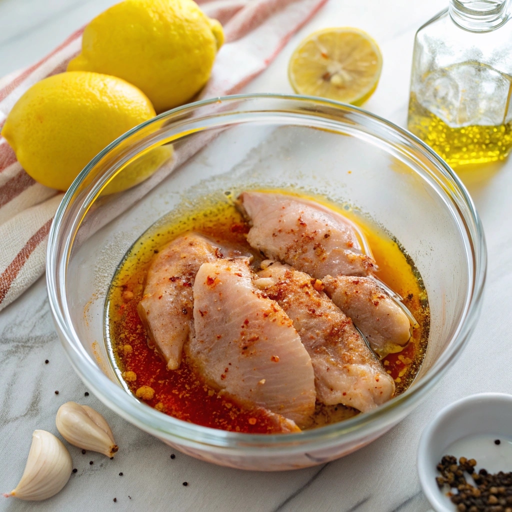 Grilled Chicken and Rice: The Classic Combo That Never Disappoints 6 Marinated chicken for grilled chicken and rice