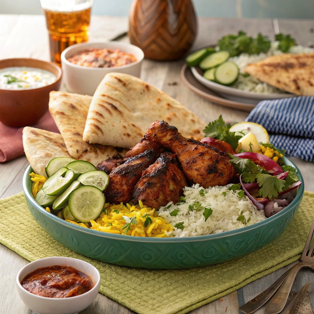 Tandoori Chicken Recipe: Juicy, Flavor-Packed, and Easy to Make at Home 8 Tandoori chicken served with Indian sides