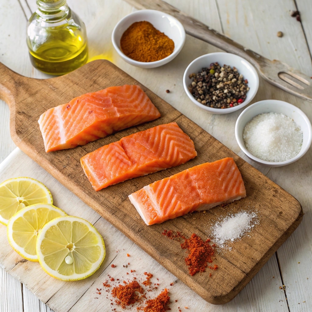 ingredients for air fryer salmon from frozen