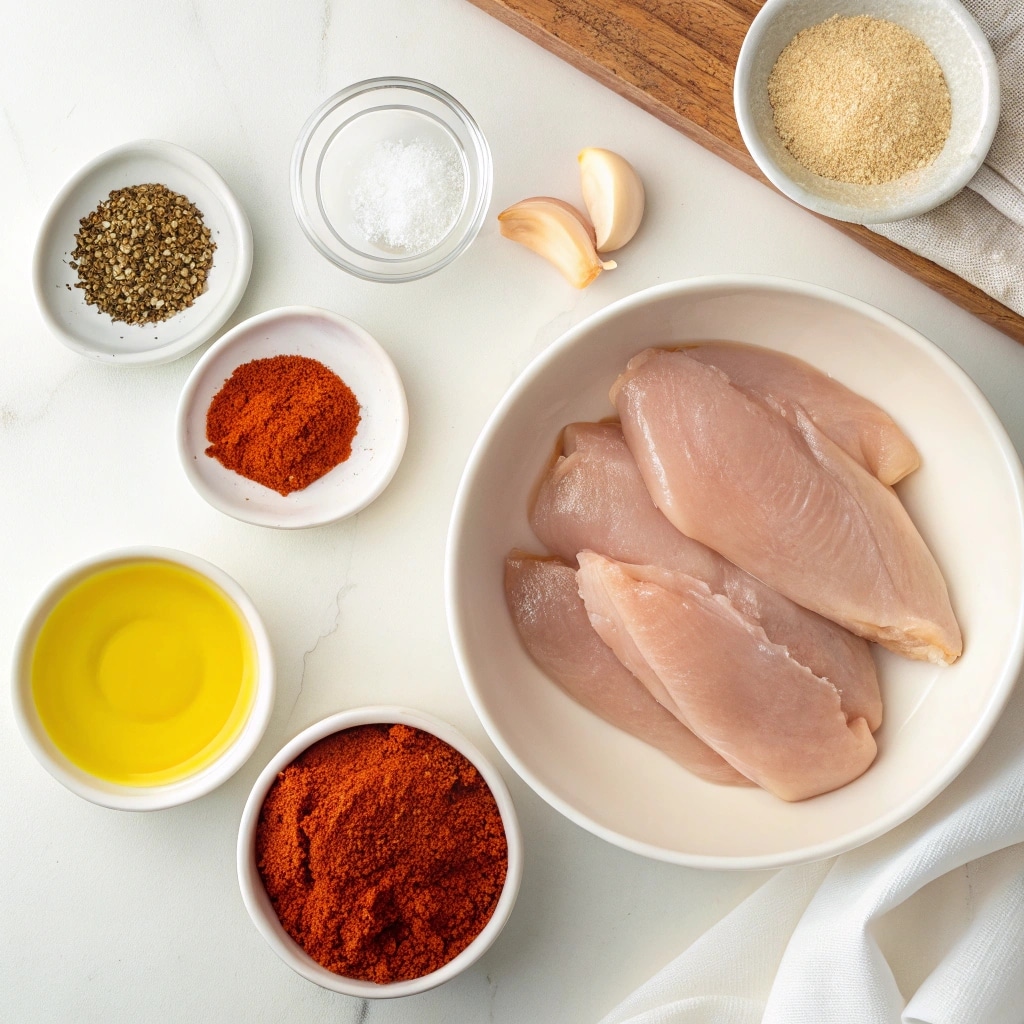 Air Fryer Thin Chicken Breast Recipe (Quick, Juicy & Foolproof) 6 Ingredients for air fryer thin chicken breast recipe