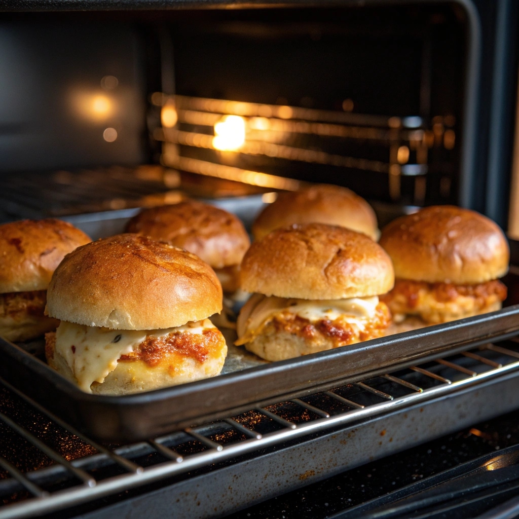 Buffalo Chicken Slider Recipe That Packs a Bold Kick in Every Bite 7 baking buffalo chicken sliders