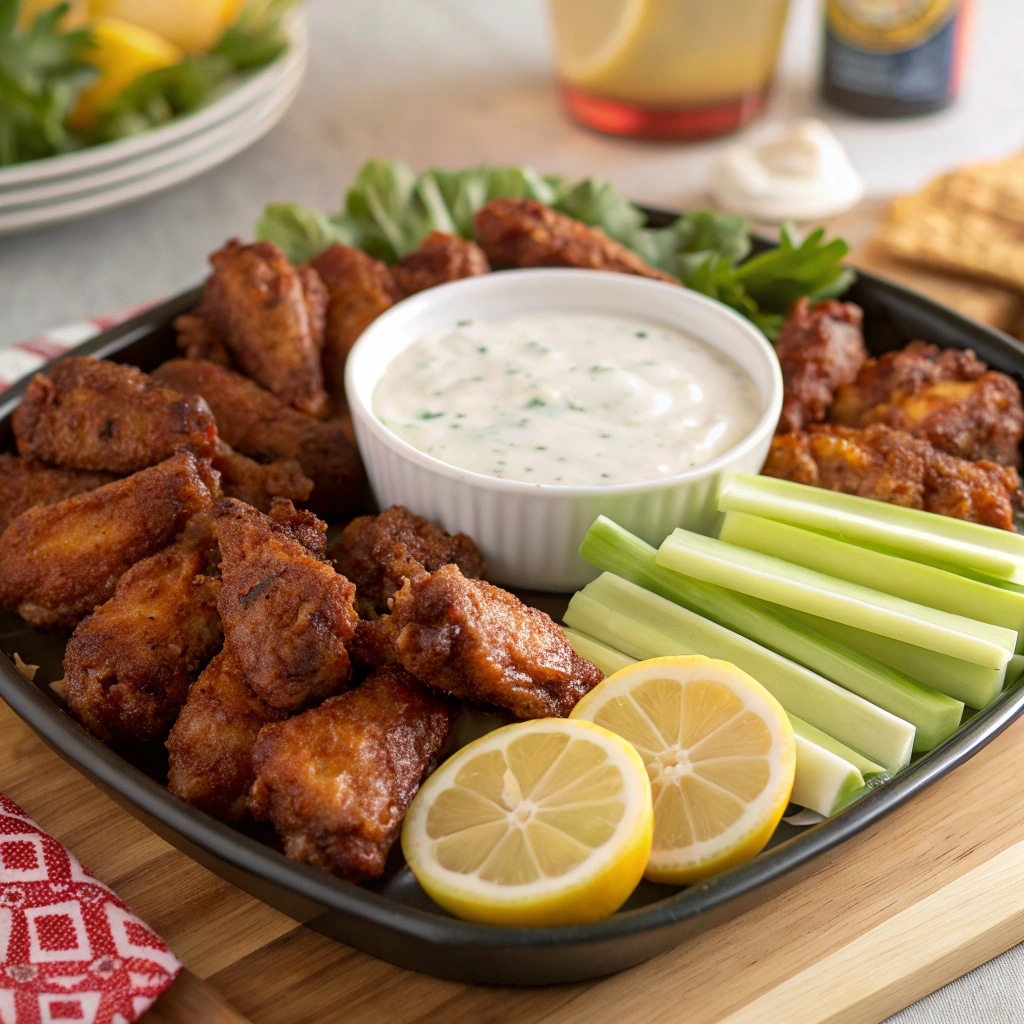 BBQ Chicken Wings in Oven: Crispy, Sticky, and Perfect Every Time 10 BBQ chicken wings in oven served with sides